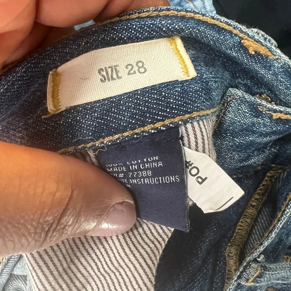 Madewell boyjean blue jeans straight size 28